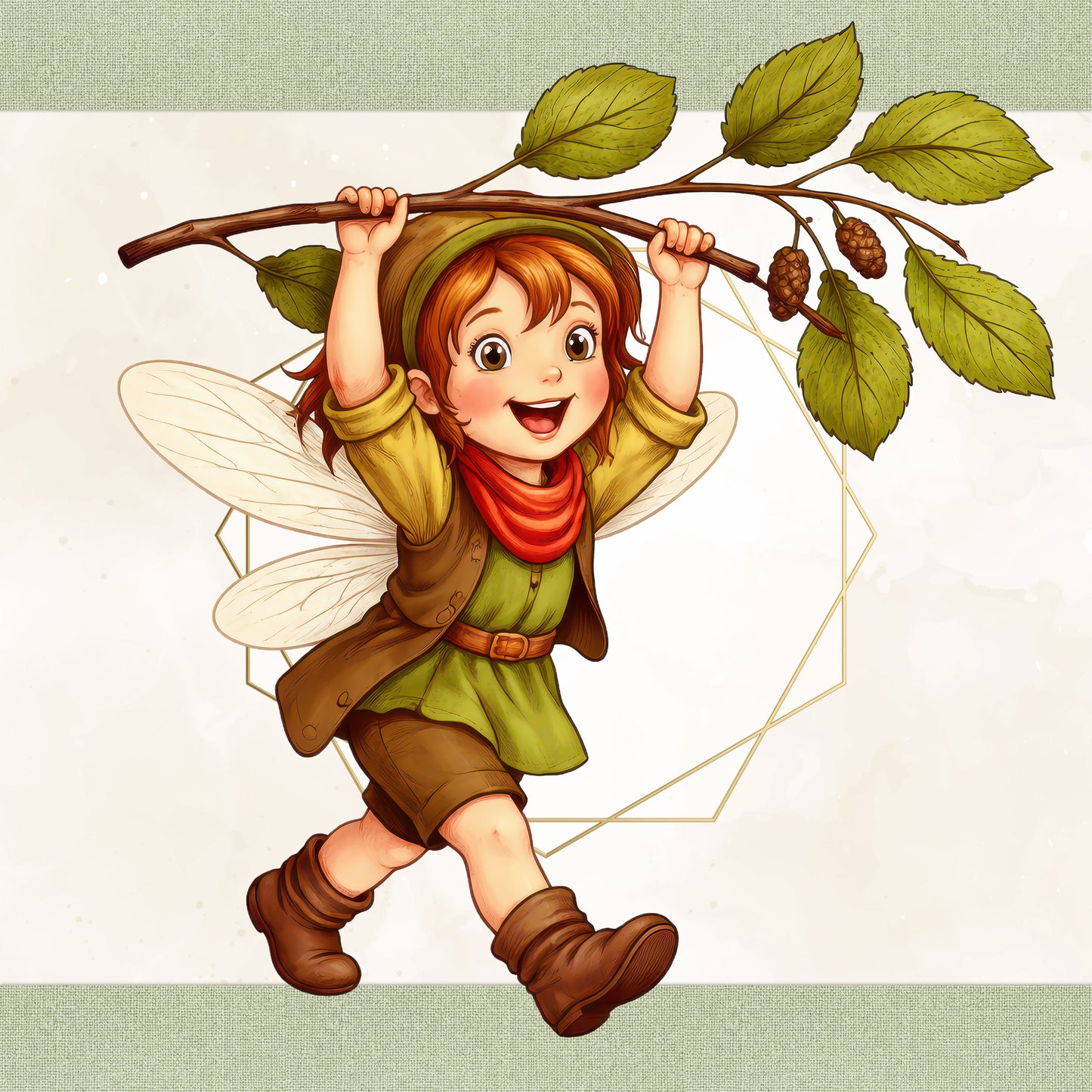40 Forest Fairy Folk PNG Bundle - Enchanted Woodland Sprites & Botanical Nature Kids Clipart