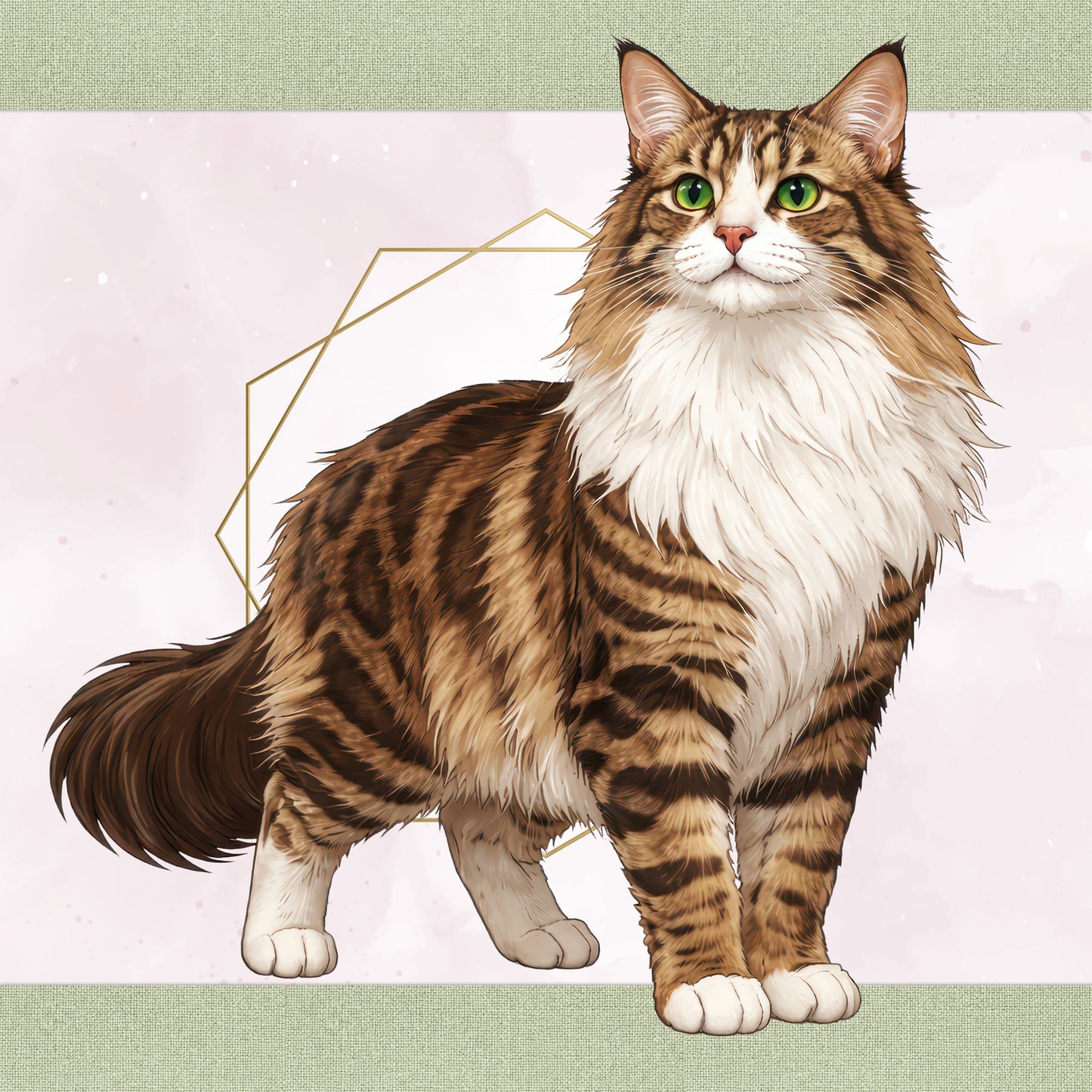 40+2 Classic Feline: Signature Cat Breed Illustrations – 42 High-Res PNG Bundle